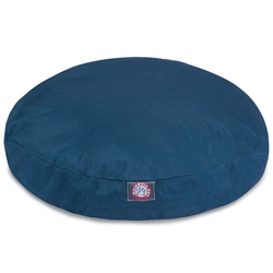 Picture of Majestic Pet 78899550871 Solid Navy Blue Medium Round Dog Bed