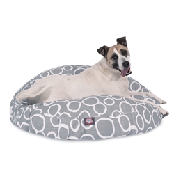 Picture of Majestic Pet 78899551065 Fusion Gray Large Round Dog Bed
