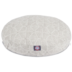 Picture of Majestic Pet 78899551067 Charlie Beige Metallic Large Round Dog Bed
