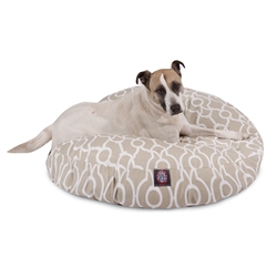 Picture of Majestic Pet 78899551104 Athens Sand Large Round Dog Bed