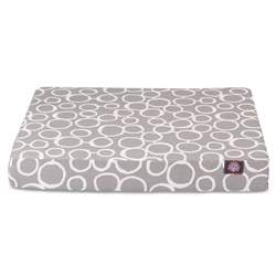 Picture of Majestic Pet 78899551276 Gray Fusion Small Orthopedic Memory Foam Rectangle Dog Bed