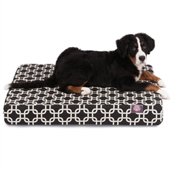 Picture of Majestic Pet 78899551433 Black Links Medium Orthopedic Memory Foam Rectangle Dog Bed