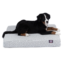 Picture of Majestic Pet 78899551440 Gray Towers Medium Orthopedic Memory Foam Rectangle Dog Bed