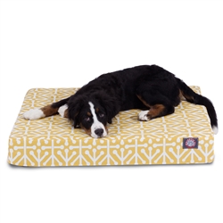 Majestic Pet 78899551441 Citrus Aruba Medium Orthopedic Memory Foam Rectangle Dog Bed -  Majestic Pet Products