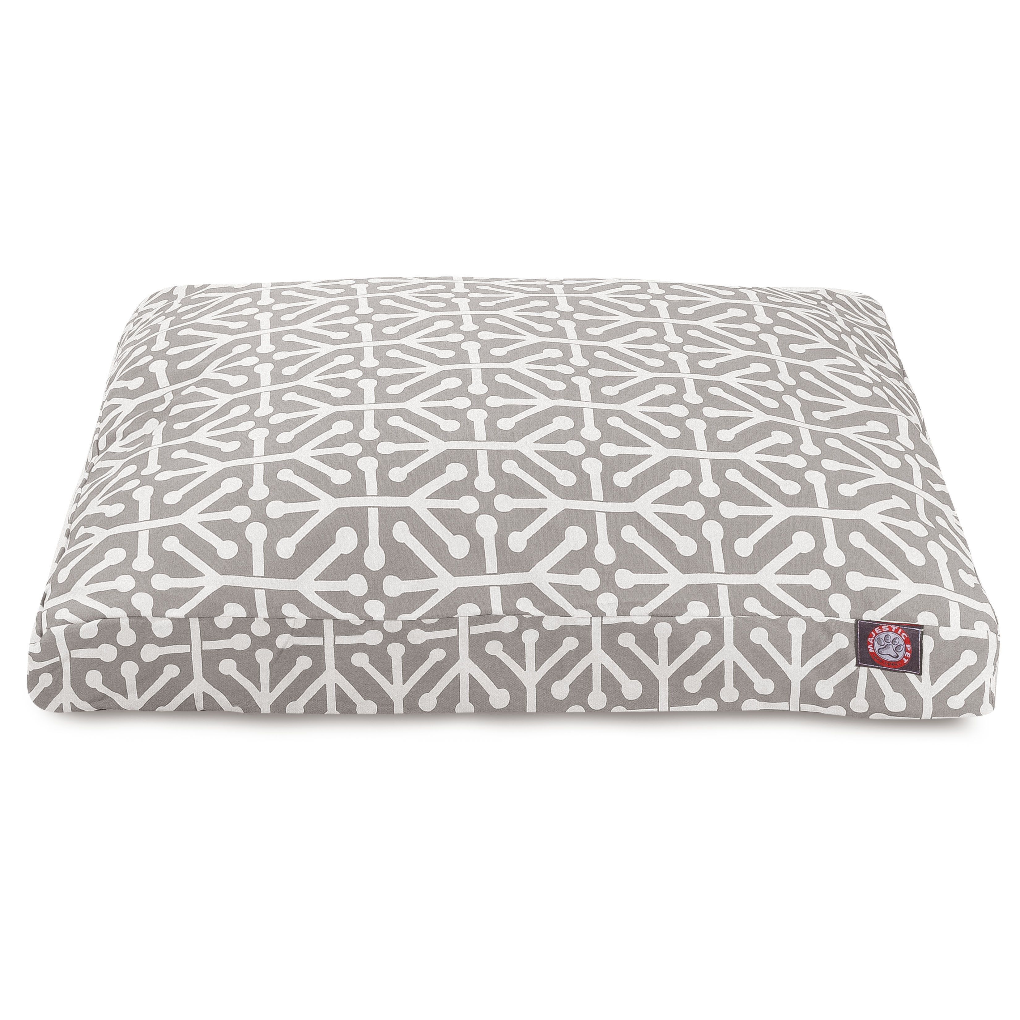 Picture of Majestic Pet 78899551443 Gray Aruba Medium Orthopedic Memory Foam Rectangle Dog Bed