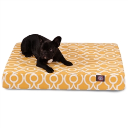 Picture of Majestic Pet 78899551455 Citrus Athens Medium Orthopedic Memory Foam Rectangle Dog Bed