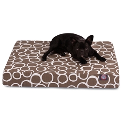 Picture of Majestic Pet 78899551477 Mocha Fusion Medium Orthopedic Memory Foam Rectangle Dog Bed