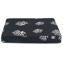 Picture of Majestic Pet 78899551605 Black Coral Large Orthopedic Memory Foam Rectangle Dog Bed