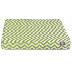 Picture of Majestic Pet 78899551624 Sage Chevron Large Orthopedic Memory Foam Rectangle Dog Bed