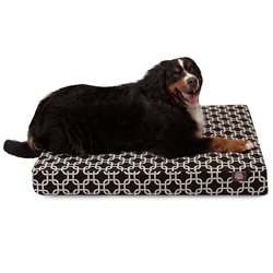 Picture of Majestic Pet 78899551633 Black Links Large Orthopedic Memory Foam Rectangle Dog Bed