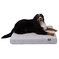 Picture of Majestic Pet 78899551640 Gray Towers Large Orthopedic Memory Foam Rectangle Dog Bed