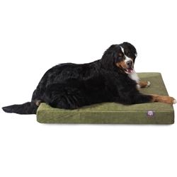 Picture of Majestic Pet 78899551663 Fern Villa Large Orthopedic Memory Foam Rectangle Dog Bed