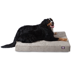 Picture of Majestic Pet 78899551666 Vintage Villa Large Orthopedic Memory Foam Rectangle Dog Bed