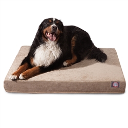 Picture of Majestic Pet 78899551669 Pearl Villa Large Orthopedic Memory Foam Rectangle Dog Bed