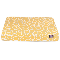 Picture of Majestic Pet 78899551674 Yellow Fusion Large Orthopedic Memory Foam Rectangle Dog Bed