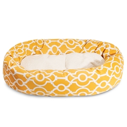 Picture of Majestic Pet 78899554101 24 in. Athens Citrus Sherpa Bagel Bed