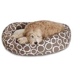 Picture of Majestic Pet 78899554466 40 in. Fusion Mocha Sherpa Bagel Bed