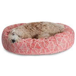 Picture of Majestic Pet 78899554468 40 in. Charlie Salmon Sherpa Bagel Bed