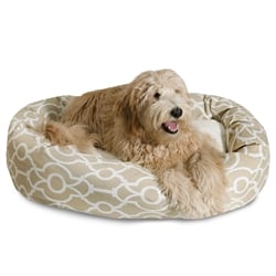 Picture of Majestic Pet 78899554504 40 in. Athens Sand Sherpa Bagel Bed