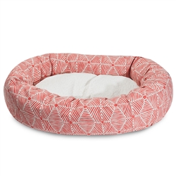 Picture of Majestic Pet 78899554668 52 in. Charlie Salmon Sherpa Bagel Bed