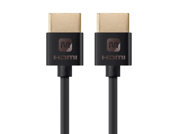 Picture of Monoprice 13578 1.5 ft. Ultra Slim Series High Speed HDMI Cable&#44; Black