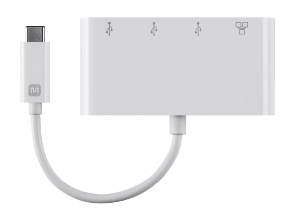 Select Series USB-C 3-Port USB 3.0 Hub & Gigabit Ethernet Adapter