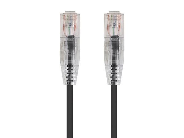 Monoprice 13704  1 ft. Cat 6 28 AWG UTP Ethernet Network Cable - Black