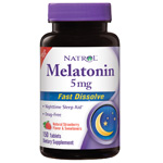 Picture of Natrol 230566 5 mg Sleep Melatonin Fast Dissolve&#44; Strawberry Flavored 150 Tablets