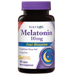Picture of Natrol 230568 10 mg Sleep Melatonin Fast Dissolve, Citrus Punch Flavored 100 Tablets