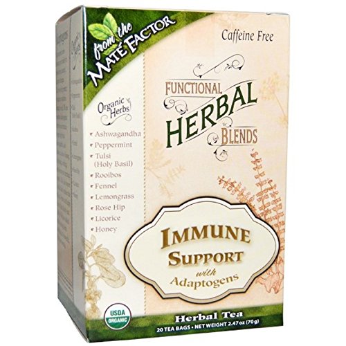 Picture of Mate Factor 230020 Functional Herbal Tea Blends Immune Support with Adaptogens - 20 Tea Bags
