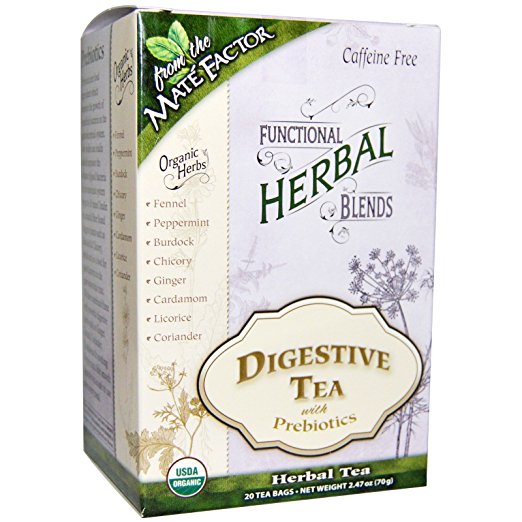 Picture of Mate Factor 230022 Functional Herbal Tea Blends Digestive with Prebiotics - 20 Tea Bags