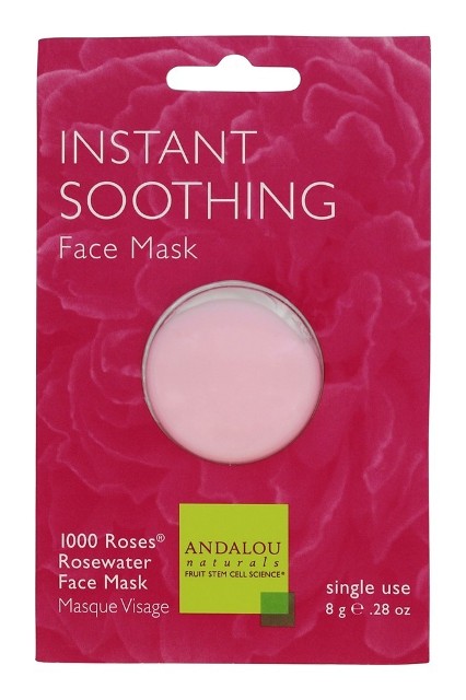 Picture of Andalou Naturals 230612 Beauty 2 Go Soothing&#44; 1000 Roses Rosewater Instant Facial Mask Pods&#44; 0.28 oz