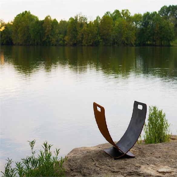 Picture of Fire Pit Art WOF Wings of Flight Log Holder