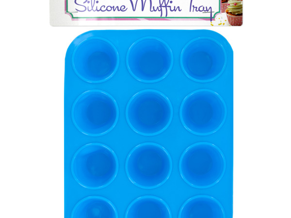 Picture of Bulk Buys OL462-12 Silicone Mini Muffin Tray - 12 Piece -Pack of 12