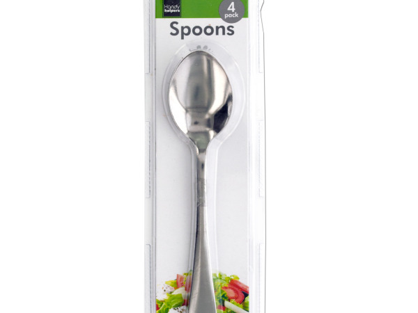 Picture of Bulk Buys OL408-10 Metal Dining Spoons Set - 10 Piece -Pack of 10