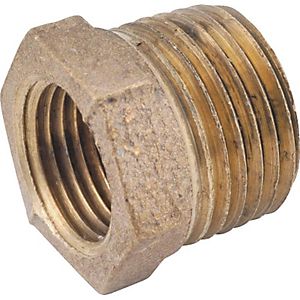 Picture of Anderson Metal 5661673 738110-1208 0.75 x 0.5 Bushing Hex Red Brass