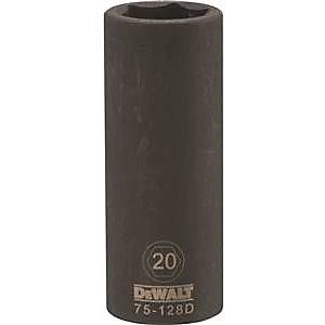 DWMT75128OSP Impact 0.5 Drive 6 Point Socket, 20 mm