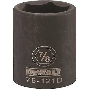 DEWALT 1/2 Drive X 7/8 6PT Standard Impact Socket - DWMT75121OSP
