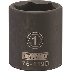 DEWALT 1/2 Drive X 1 6PT Standard Impact Socket - DWMT75119OSP