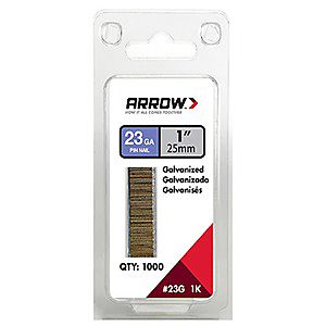 4158861 23G25-1K 1 in. 23 gauge Nail Pin, Pack of 1000 -  Arrow Fastener, AR388105
