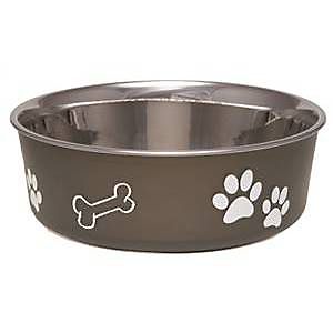 Picture of Boss Pet Products 1866953 7406LE Bella Food Bowl&#44; Espresso - Large
