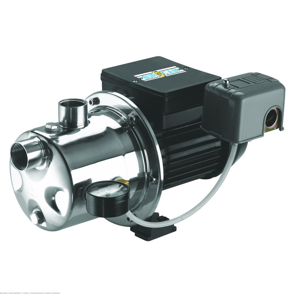 506518SS 0.75 HP Stainless Steel Well Jet Shallow Pump