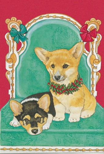 Welsh Corgi Christmas Boxed Cards - Pack of 10