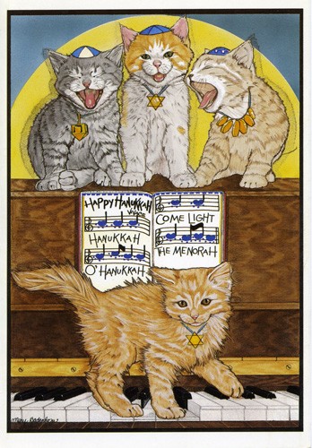 Hanukkat Hanukkah Boxed Cards - Pack of 10