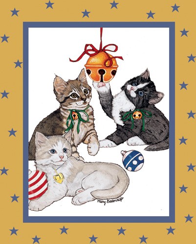 Hanukkah Kitty Bells Hanukkah Boxed Cards - Pack of 10