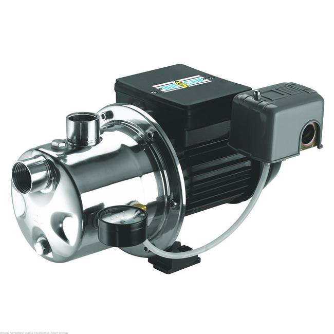 Bur-Cam Pumps 5312434 506518SS 0.75 HP Stainless Steel Well Jet Shallow Pump