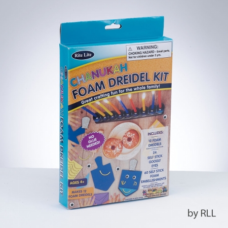 Picture of Rite Lite TYK-FOAM-12 12 D-I-Y Foam Dreidel Kit - Makes- Color Box -pack of 6