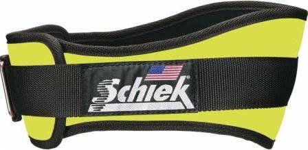 Picture of Schiek S-2004YEM 4.75 in. Original Nylon Belt&#44; Neon Yellow - Medium