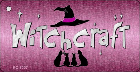 KC-8007 1.5 x 3 in. Witchcraft Novelty Key Chain