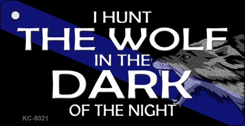 SMART BLONDE Hunt The Wolf Novelty Aluminum Key Chain KC-8021